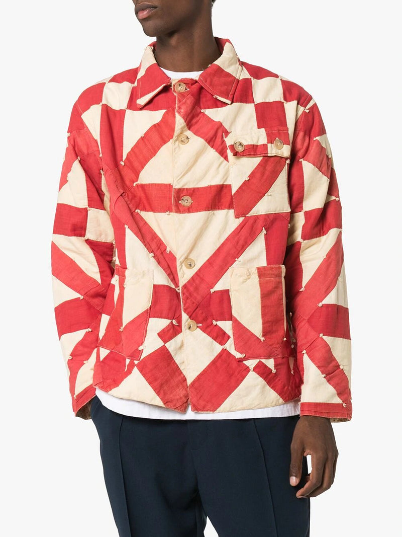 Bode Asterix Print Jacket