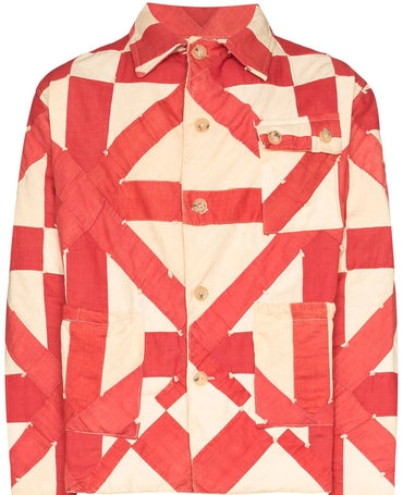 Bode Asterix Print Jacket